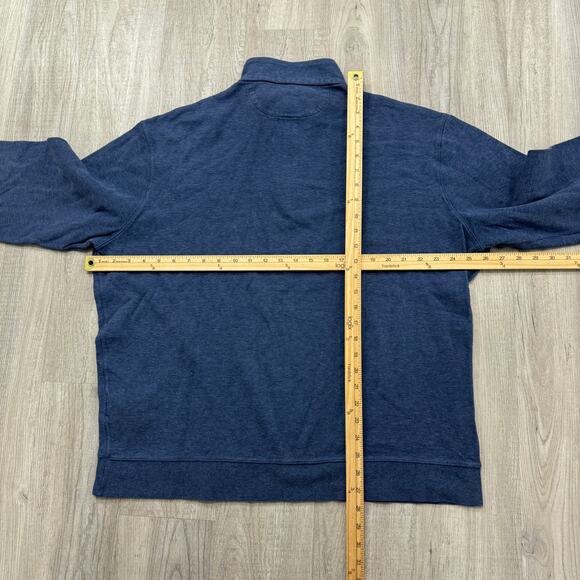 Polo Ralph Lauren 1/4 Zip Pullover Men's Extra Large XL Blue Preppy Office - Picture 7 of 8